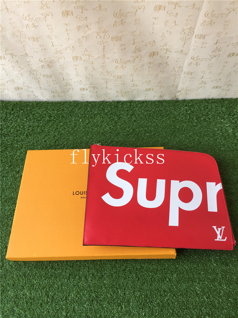 LVS Supreme Red Handbag With Original Box